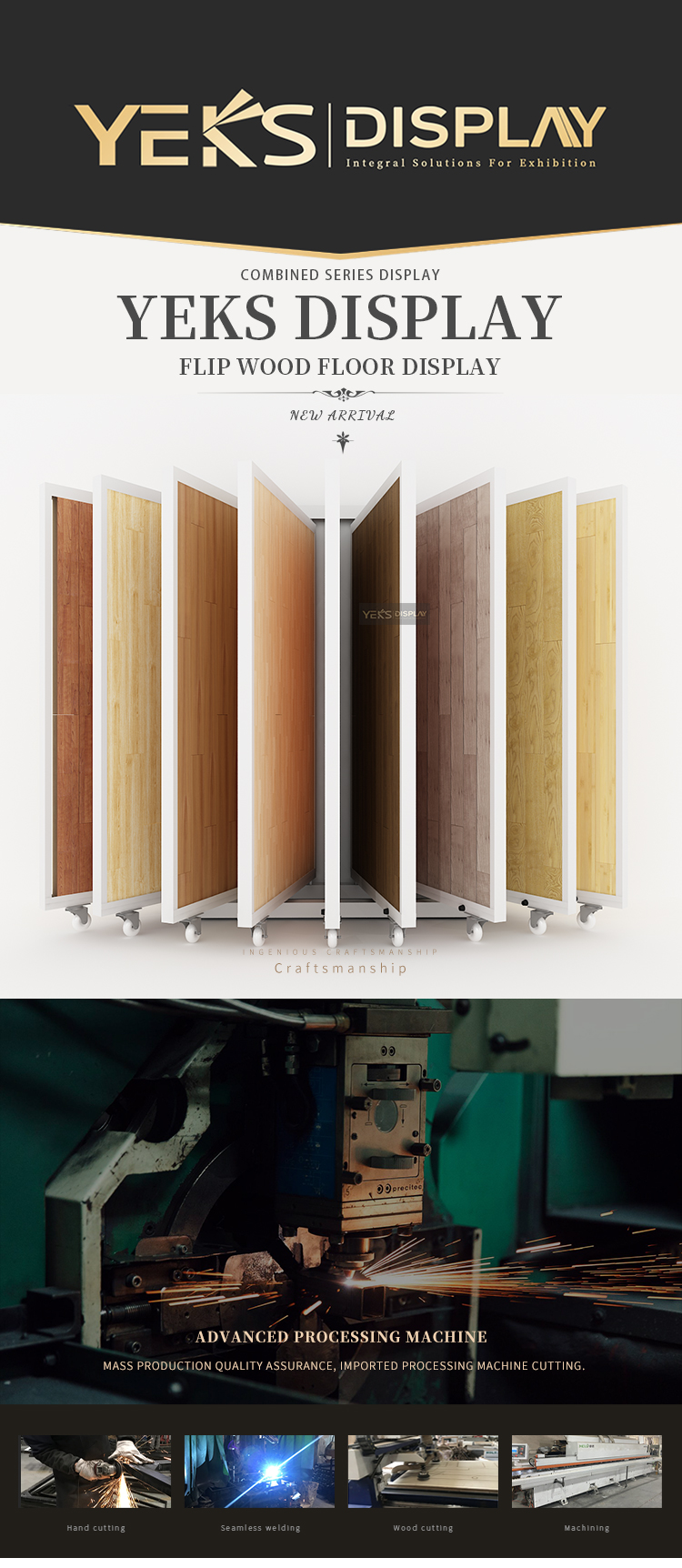 Wood Flooring Sample Display Stand